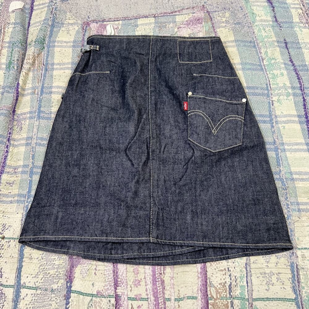 vintage Levi’s Engineered jeans Wrap Denim Skirt W26 Women